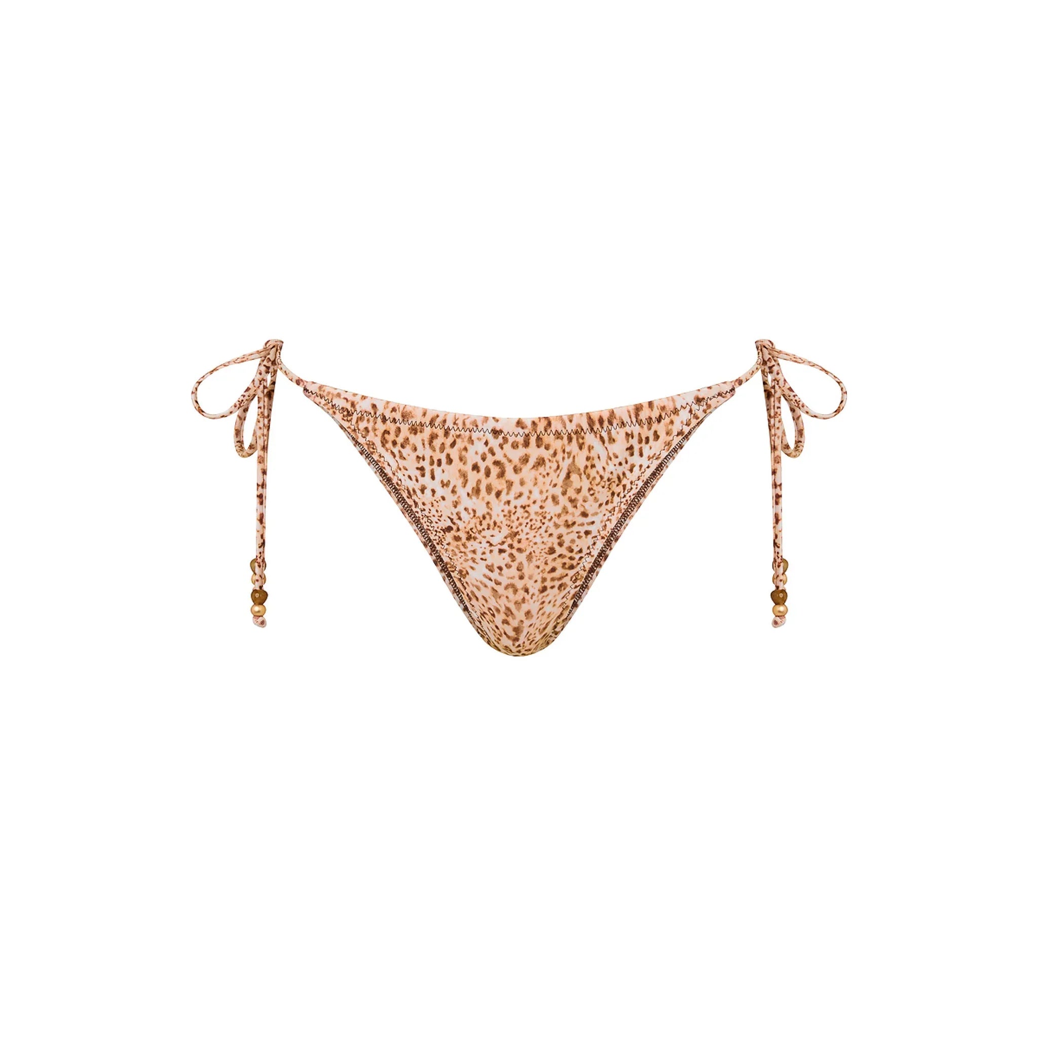 Full Coverage Tie Bikini Bottom - Wild Skies