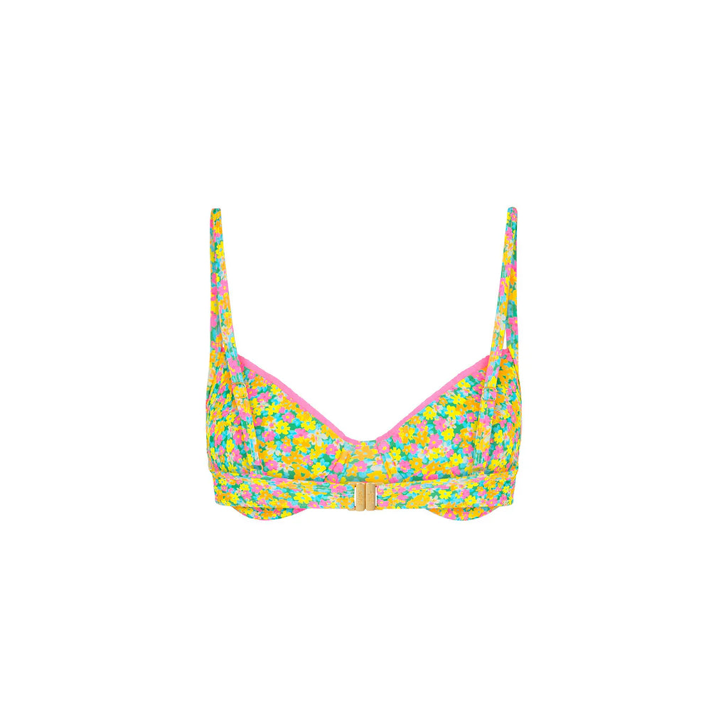 Decorative Ditzy Underwire Bikini Top - Hula Honey