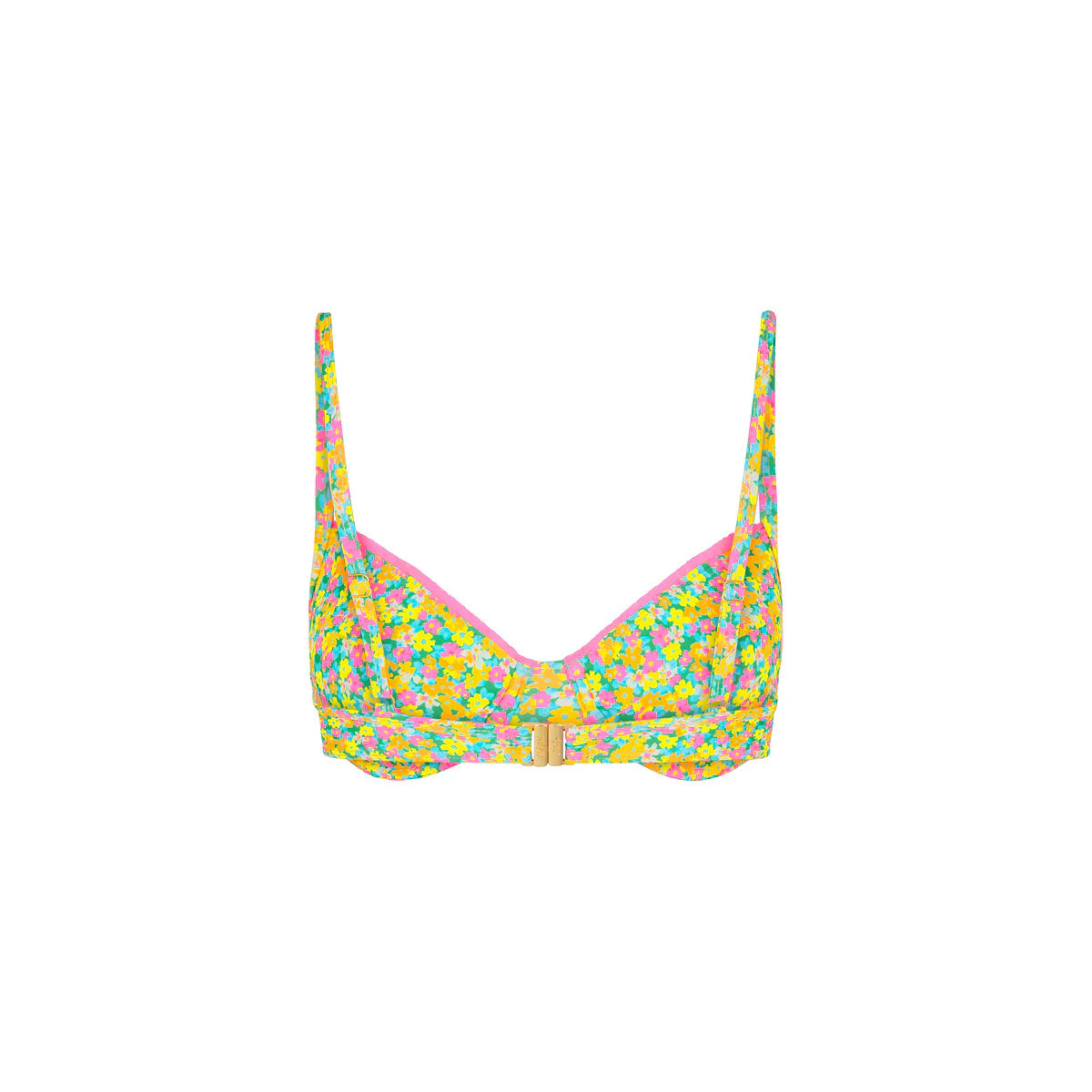 Decorative Ditzy Underwire Bikini Top - Hula Honey
