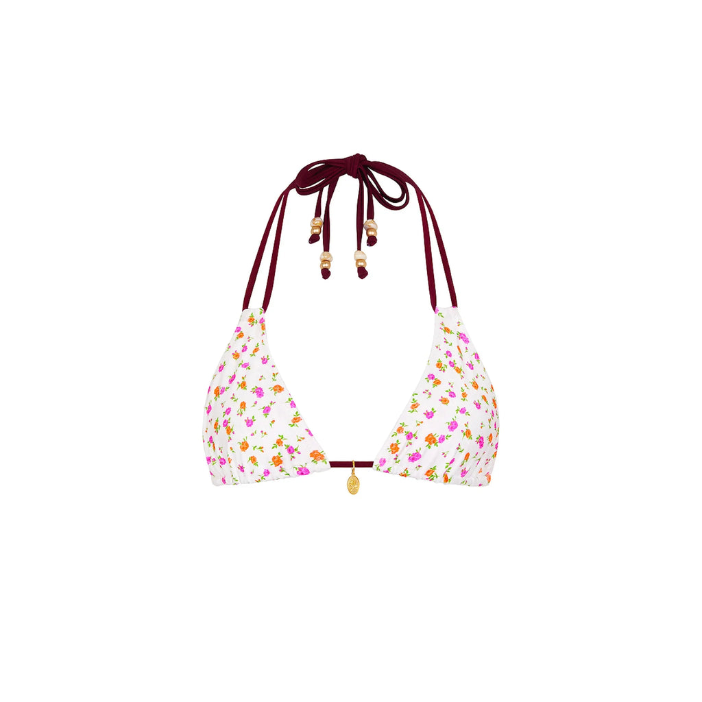 Halter Bralette Bikini Top - Rosie Posie