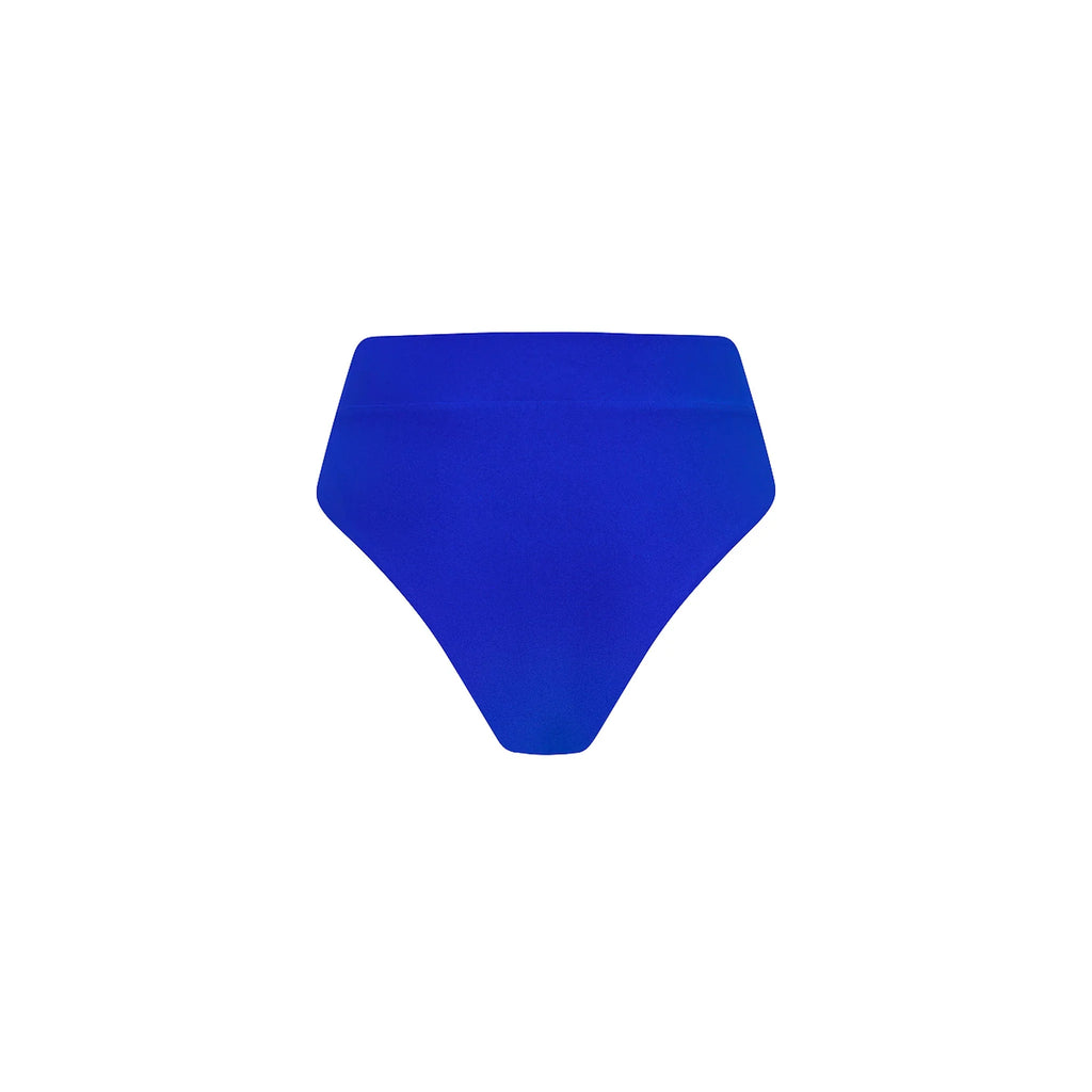 High Hip Cheeky Bikini Bottom - Blue Lagoon
